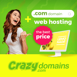 Crazy Domains - Linux Hosting Plans from $1.42/mo