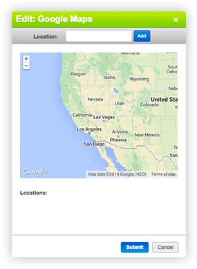 html google map snapshot